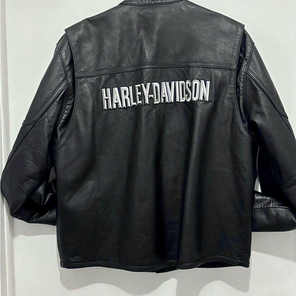 Harley Davidson Leather Cafe Racer Jacket
Large